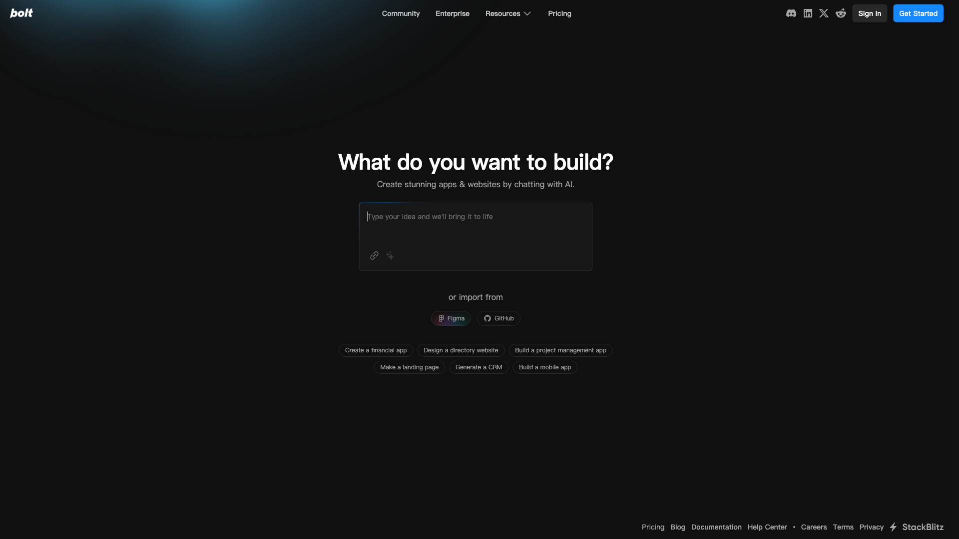 Bolt.new 截图 1