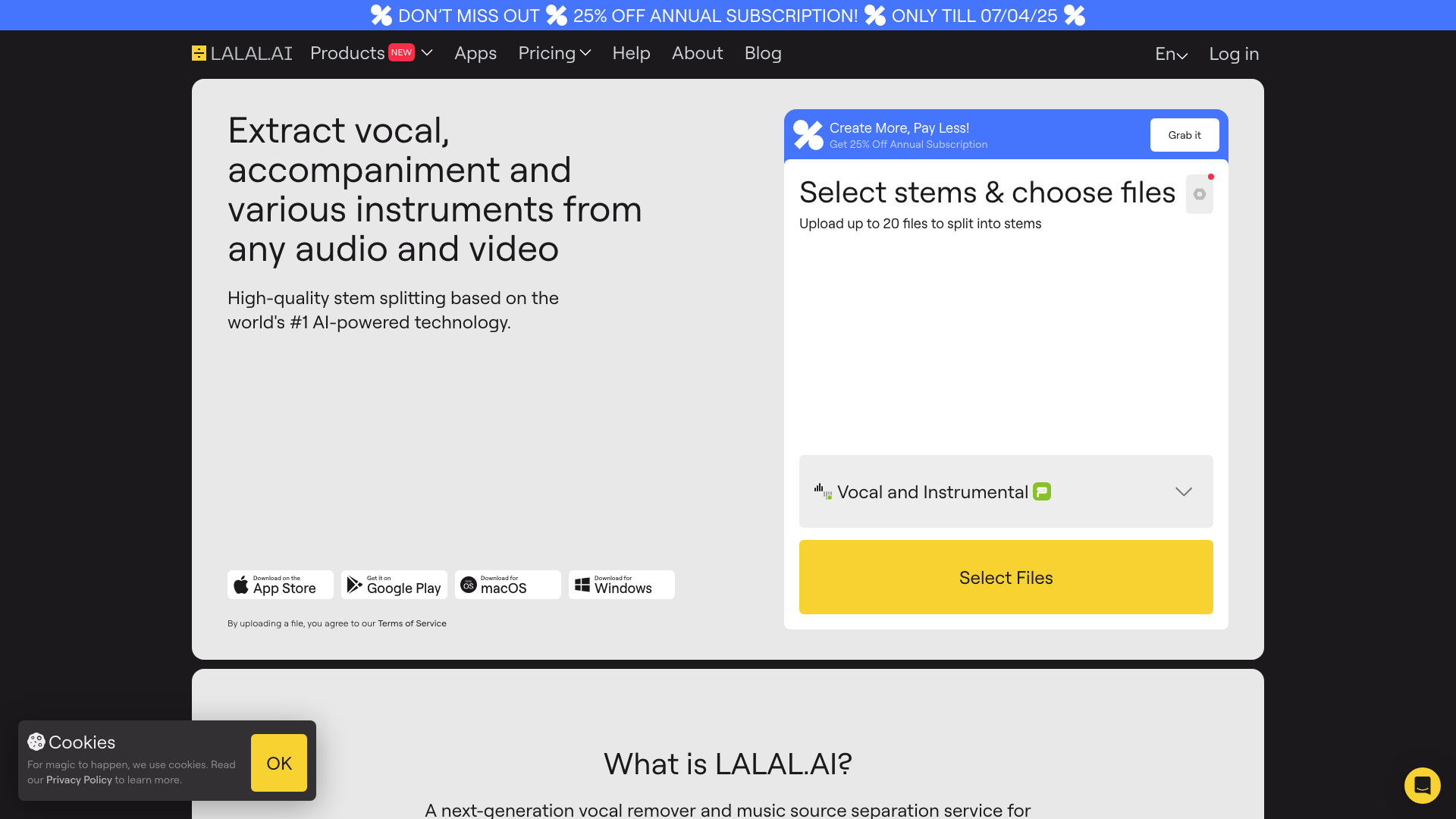 LALAL.AI 截图 1