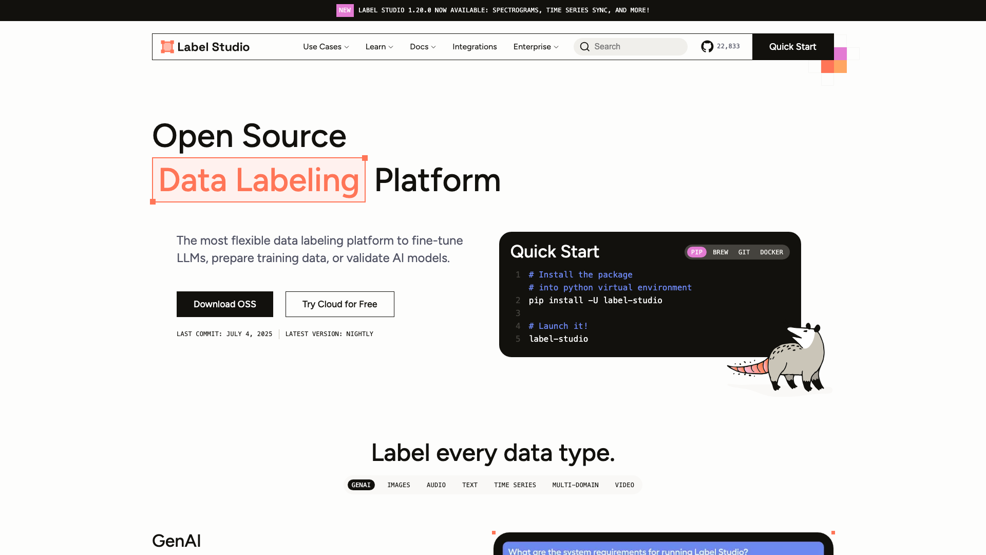 Label Studio 截图 1