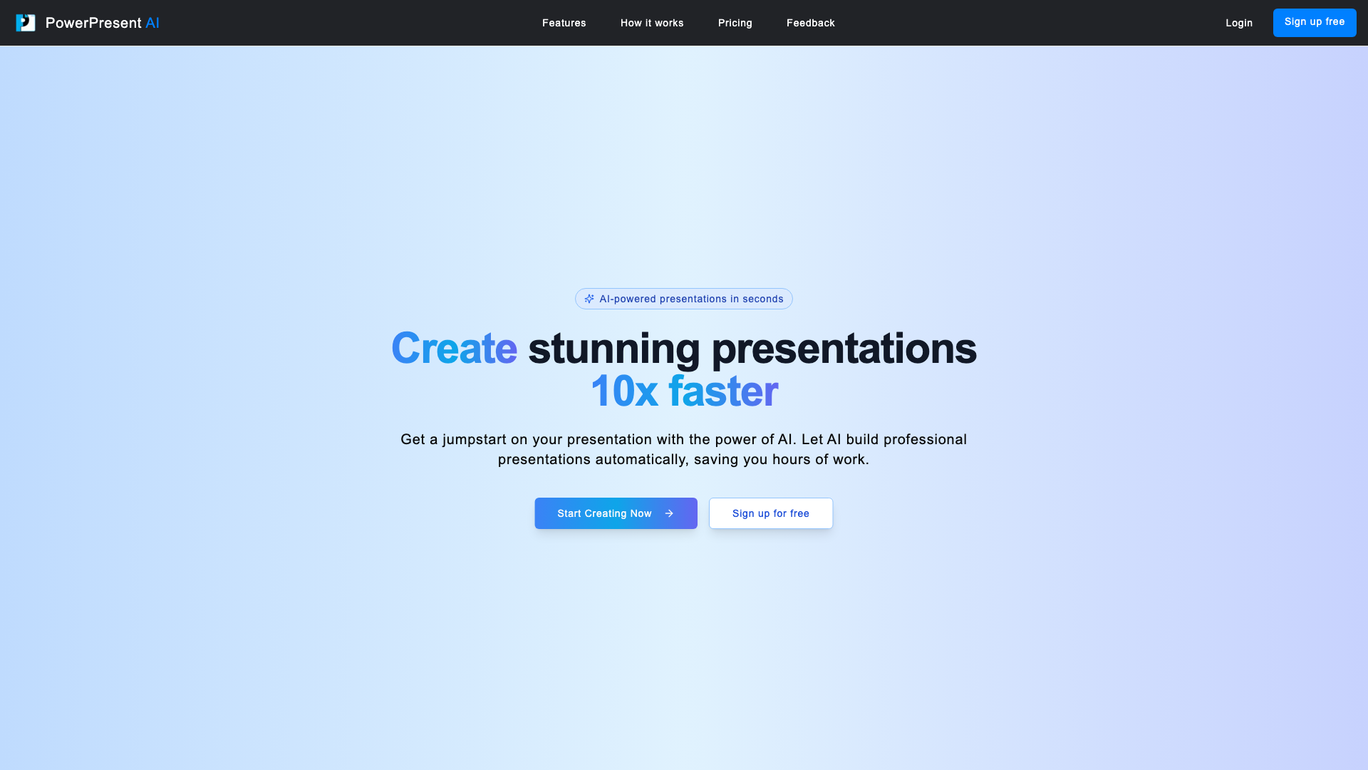 Powerpresent AI 截图 1