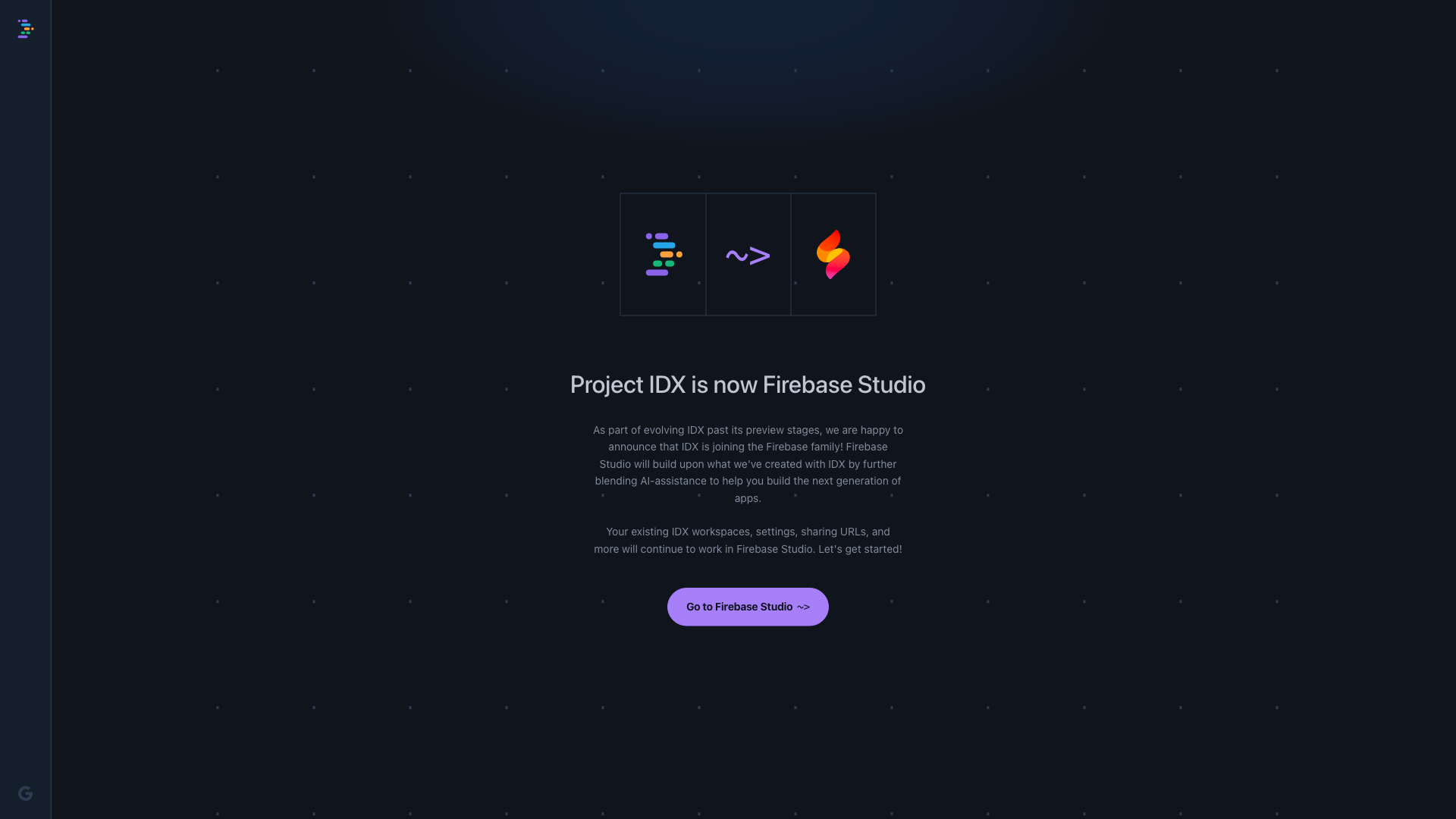 Project IDX 截图 1