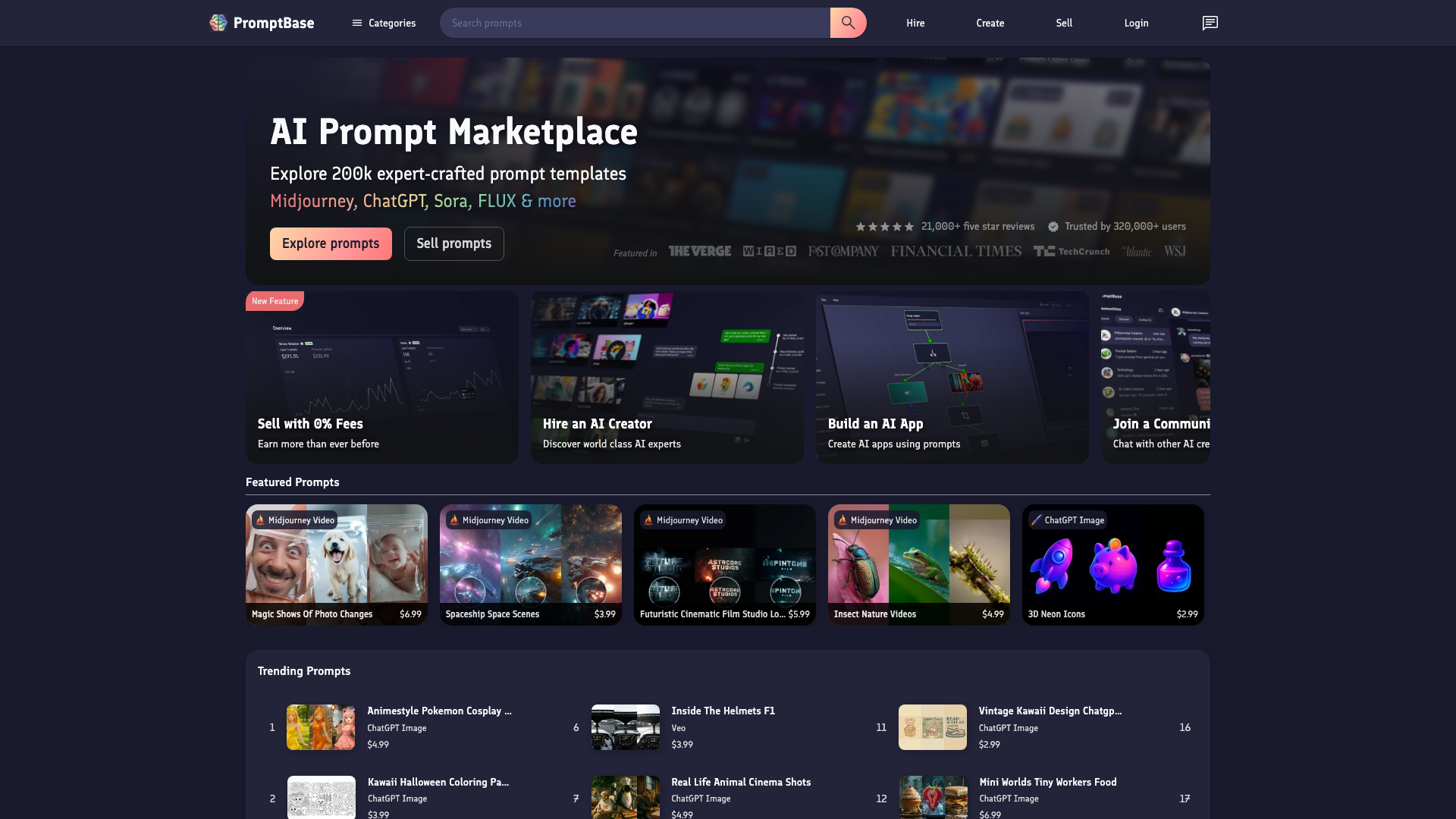 PromptBase 截图 1