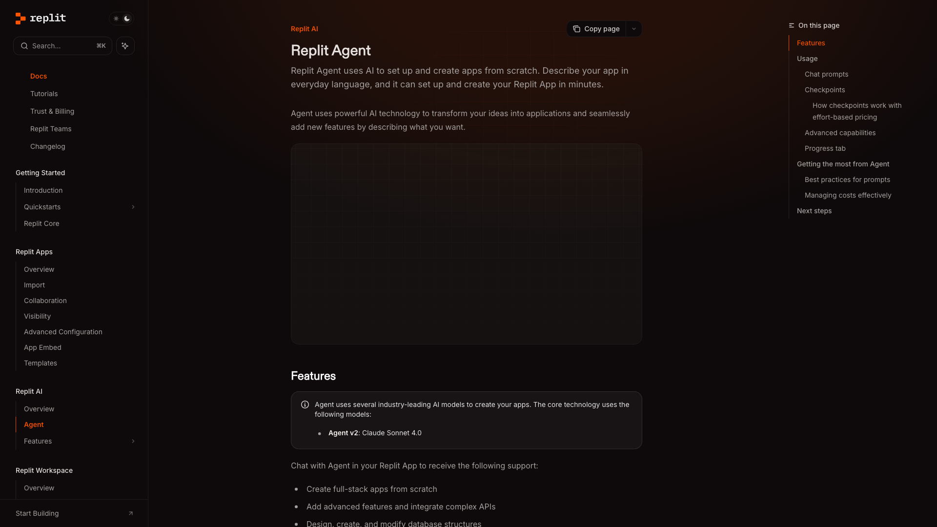Replit Agent 截图 1
