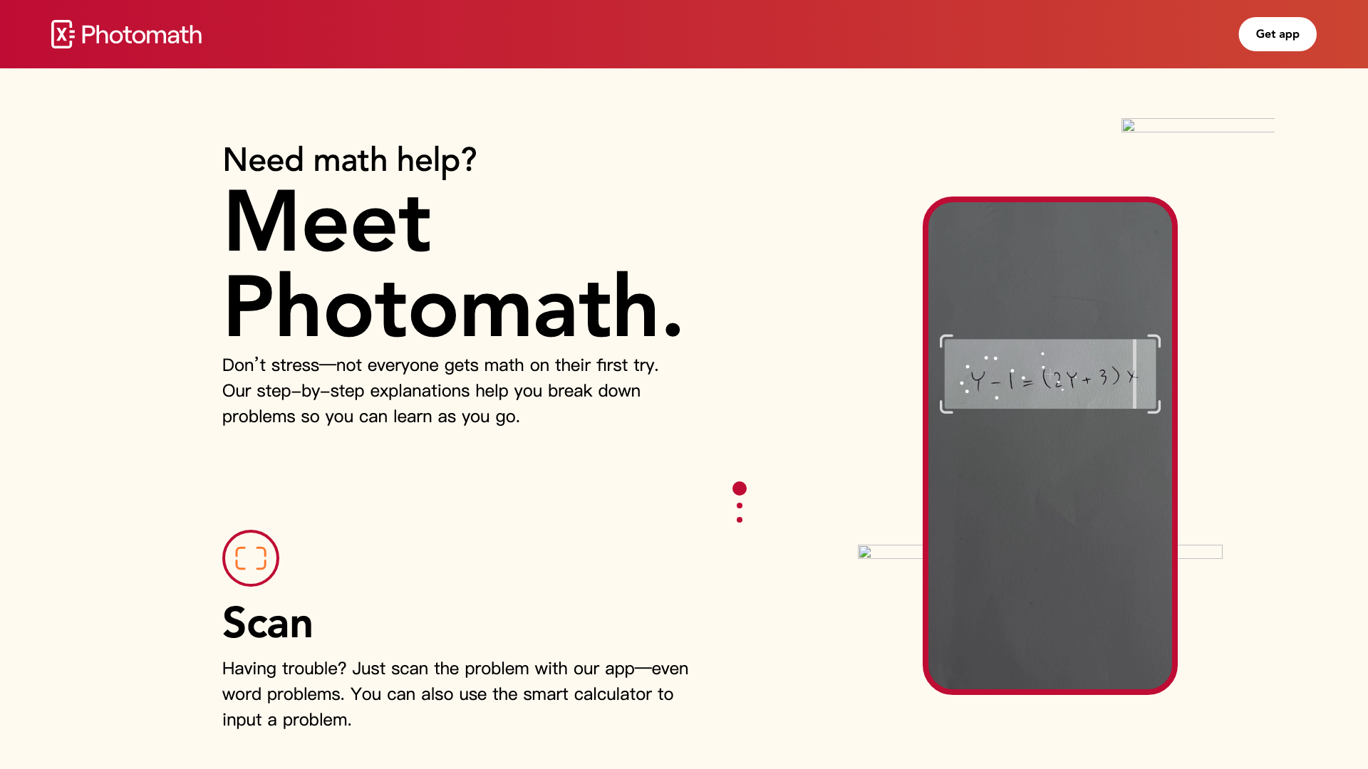 Photomath 截图 1