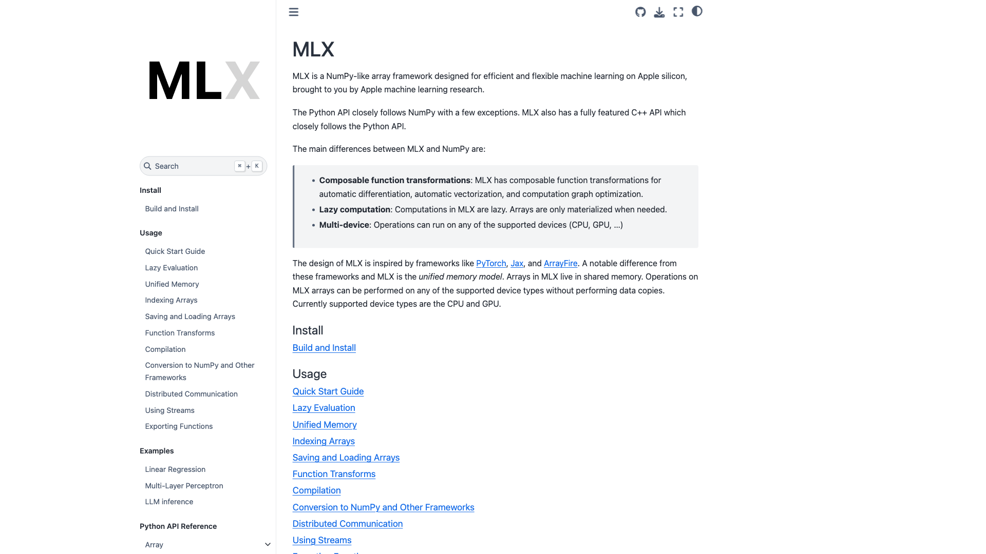 MLX 截图 1